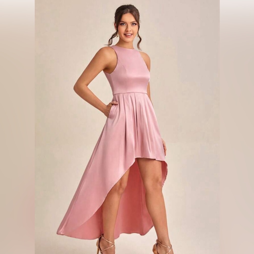 Shein satin formal dress/ gown NWT